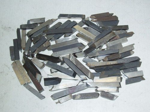 75 pcs. used 5/16&#034; and 3/8&#034; high speed steel tool bits. lot. for sale
