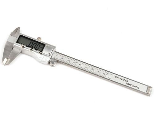 Brand New Electronic Digital 6&#034;150 mm Vernier Caliper Gauge Micrometer Stainless