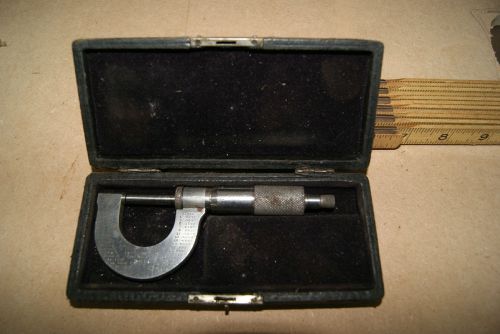 Vintage l.s. starrett no. 113 micrometer - excellent condition for sale