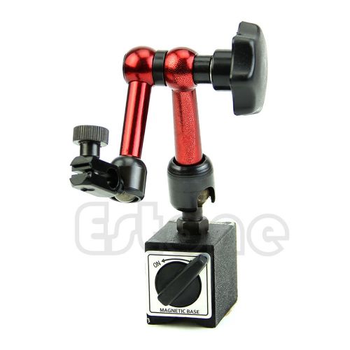 Flexible Universal Magnetic Base Stand Holder For Dial Gauge Test Indicator Tool