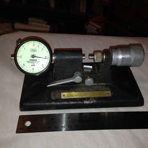 Bench micrometer #245 by brown &amp; sharpe federal miracle movement c1k .0001 for sale