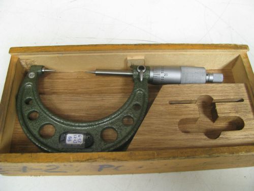 Mitutoyo point micrometer 1-2&#034;/.001&#034; model 7190387- ej3 for sale