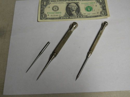 Starrett  #70-a &amp; b  pocket scribers with carbide tipped points + 1 steel point for sale