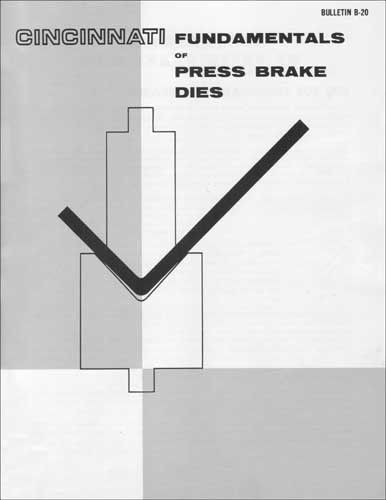 Cincinnati fundamentals of press brake dies for sale