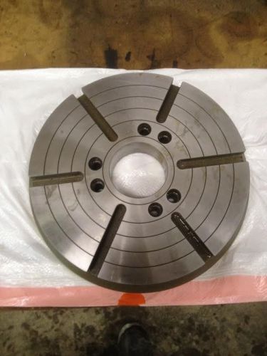 New Haas 4th Axis Rotary Table platter 12.2&#034; with 3&#034; hole -- Faceplate