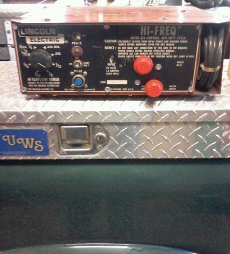 Lincoln hi freq - high frequency box for lincoln welder &#034;tig&#034;