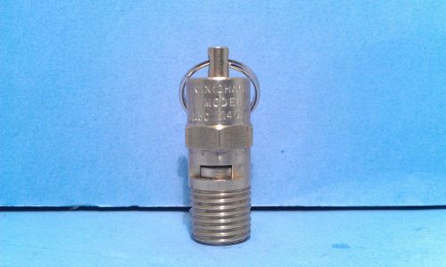 Air compressor pressure relief valve 140 psi 1/4 inch male npt asme certified for sale