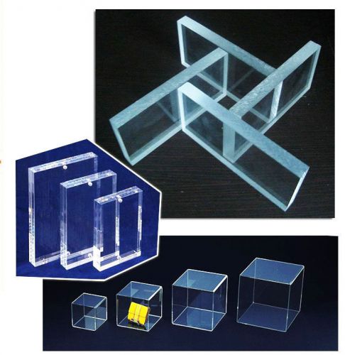 Cell Cast Acrylic Plexiglass Clear Plastic Sheet 1/8&#034; X 8&#034; X 12&#034; AK260