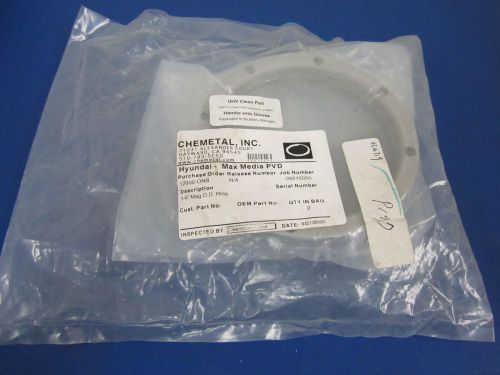 Pair of Chemetal 1/4&#034; Mag O.D. Ring UHV Clean Part for 1000 cleanroom or better