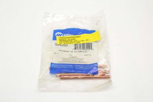 Miller 094260 copper sl 0.047 wire x 4.0in contact tip accessory welder b404708 for sale