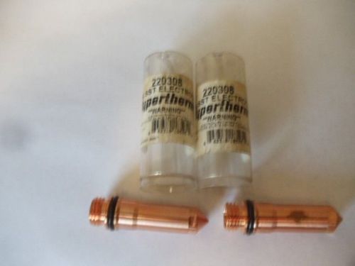 Hypertherm plasma cutter part # 220308 sst electrode 45 amp. (2)   new for sale
