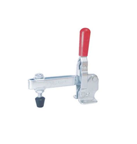 Vertical Toggle Clamp 12132 Holding Capacity 227Kg Flange Base Straight Bar