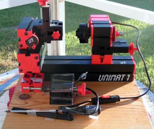 UNIMAT1 MINI MULTIPURPOSE METAL/WOOD MINI-MACHINE DRILLLING, LATHE &amp; MILLING MO