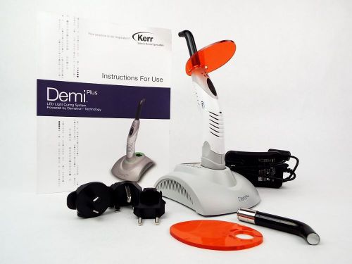 Kerr demi-plus led dental visible polymerization cordless curing light w/ guard for sale