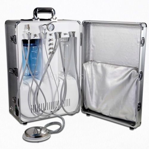 New Portable Delivery Unit Cart Suitcase w/ Compressor Dental Equipment CE