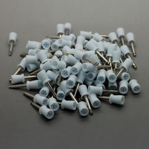 100 pcs Dental New Latch type Rubber Polishing Polisher Cups Prophy Cup