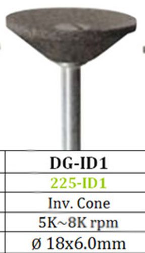 Diamond grinder inverted cone coarse ceramics soft alloys 18mm x 6.0mm for sale