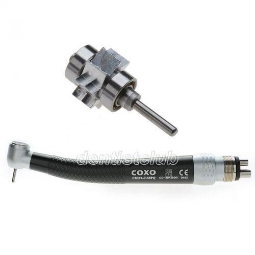 New dental coxo high speed handpiece standard push button&amp;coxo turbine cartridge for sale