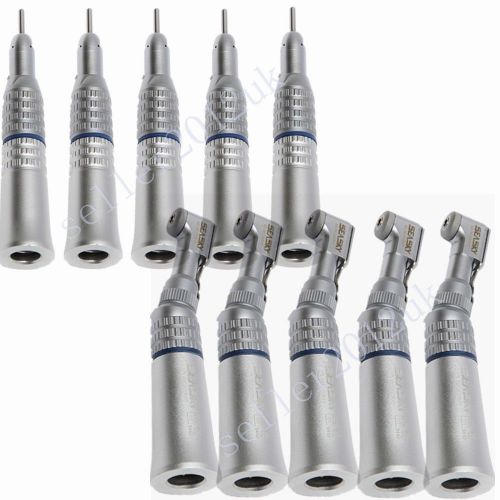 10 dental slow low speed contra angle + straight nosecone handpiece nsk e-type for sale