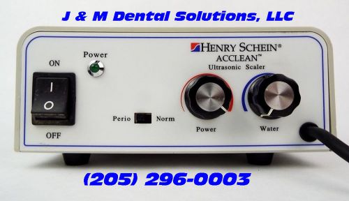 Henry schein acclean 25khz dental ultrasonic scaler - completely reconditioned for sale