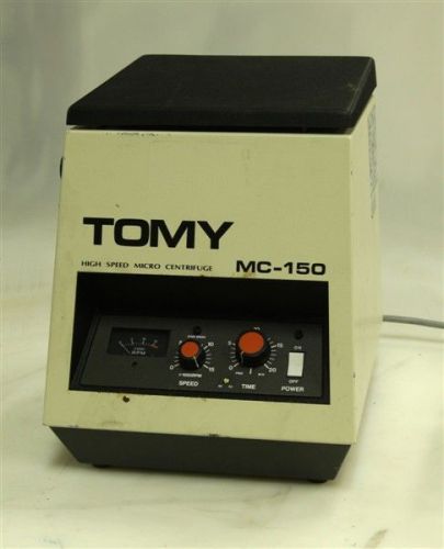 (see video ) tomy model mc-150 centrifuge for sale