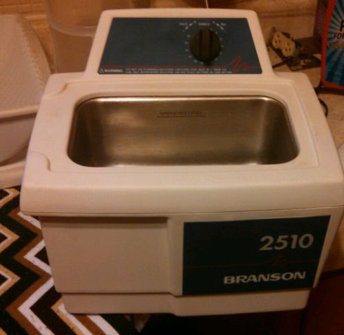 Branson 2510 2510R-MT  0.75 Gal Ultrasonic Cleaner  USED WORKS!TESTED! READ!!