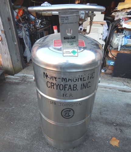 Cryofab CL160PBC Stainless Liquid Nitrogen Storage Container, LN2 Dewar- BIG!!