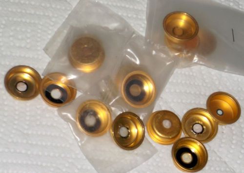 High Power Coherent Laser Diode Gold TO3 Optic Window Caps Lot of 15