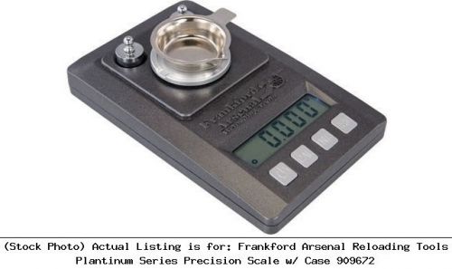 Frankford Arsenal Reloading Tools Plantinum Series Precision Scale w/ : 909672
