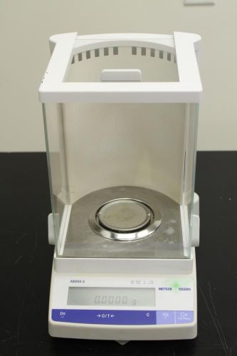 Mettler toledo ab204-s analytical balance laboratory scale w/ power supply for sale