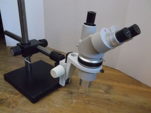 Nikon smz-10 stereozoom trinocular microscope with boom stand for sale