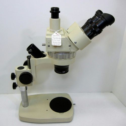 Unitron zst trinocular microscope + stand + 155mm working distance + quality #21 for sale