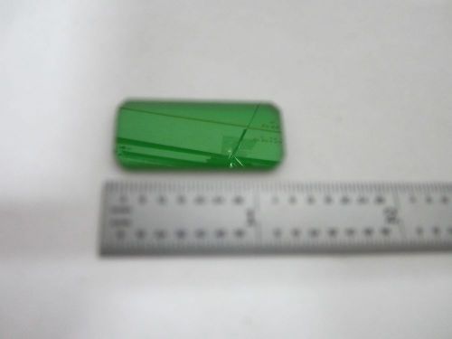 MICROSCOPE PART GREEN FILTER OPTICS AS IS BIN#M8-45
