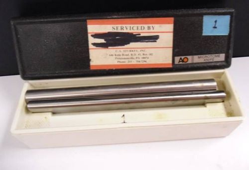 American Optical Microtome Knife Blade 7 1/4&#034; Inch Long Used Condition #2