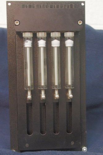 Cavro four channel xmp multi-channel pump including four 5.0ml syringes for sale