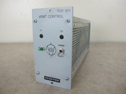Pfeiffer TCF 101 Vent Control TCF101