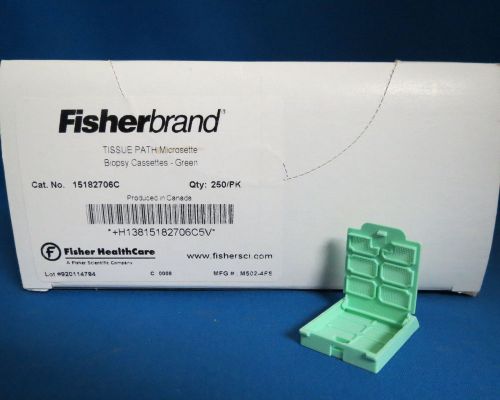 Fisher Scientific Tissue Path Microsette Biopsy Cassettes 15182706C Pk/250
