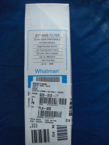 Whatman 6892-2515syringe filter 25mm gd/x disposable for sale