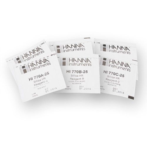 Hanna Instruments HI 770-25 Reagents for Silica HR Checker, 25 tests