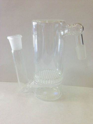 New 14mm Clear Single Honeycomb Chemistry Ash catcher Filtration Device Lab Ware