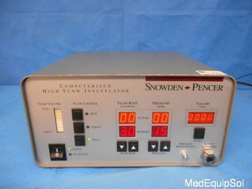 Snowden-Pencer  89-8600 Computerized High Flow Insufflator