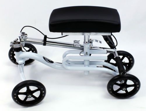 Knee Walker Scooter Turning Seated Caddy w/ Brakes Karman KW-100 White NEW, US $110 – Picture 1