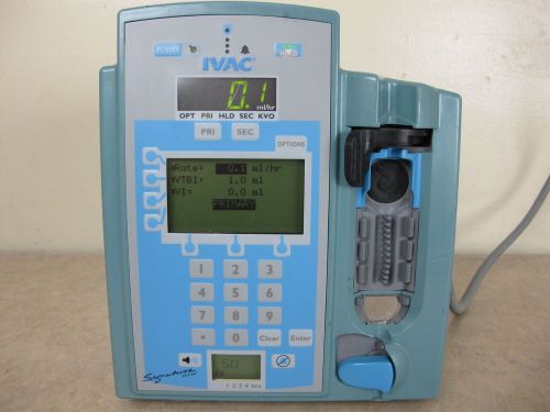 Ivac signature edition alaris medical 7100 volumetric infusion pump for sale