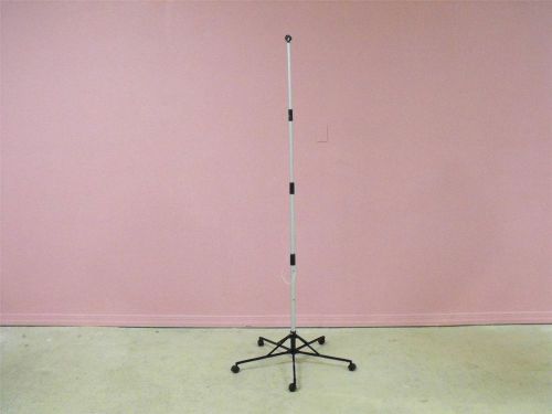Sharps pitch-it 30002 folding portable iv pole telescoping infusion stand for sale