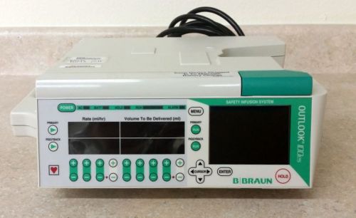 B braun outlook 100es pump with new battery, patient ready (90 days warranty) for sale