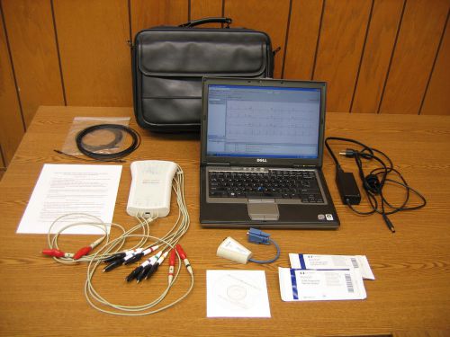 Cardio perfect pc-based ecg ekg system includes laptop computer, complete for sale