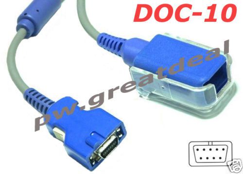 Lots of 10 PCS --- 3M Nellcor DOC10 SPO2 Interface Adapter Extension Cable