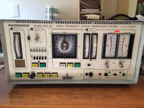 RADIONICS RFG-3B RADIO FREQUENCY LESION GENERATOR SYSTEM