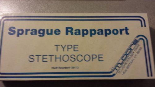 Sprague Rappaport Stethoscope NEW