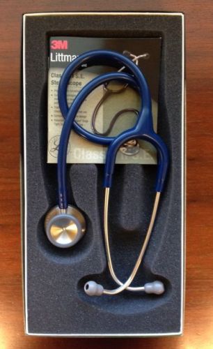 3m littmann classic ii s.e. 28&#034; stethoscope navy blue #2205 new in box warranty for sale
